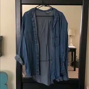 Button up jean shirt